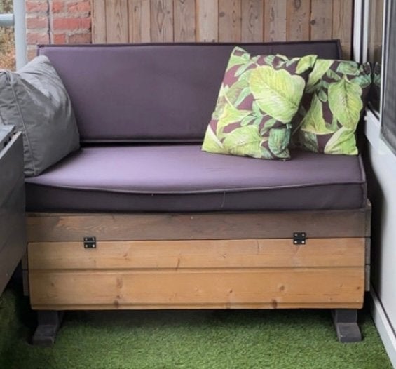 Loungebankje, Tuin en Terras, Tuinbanken, Ophalen, Zo goed als nieuw