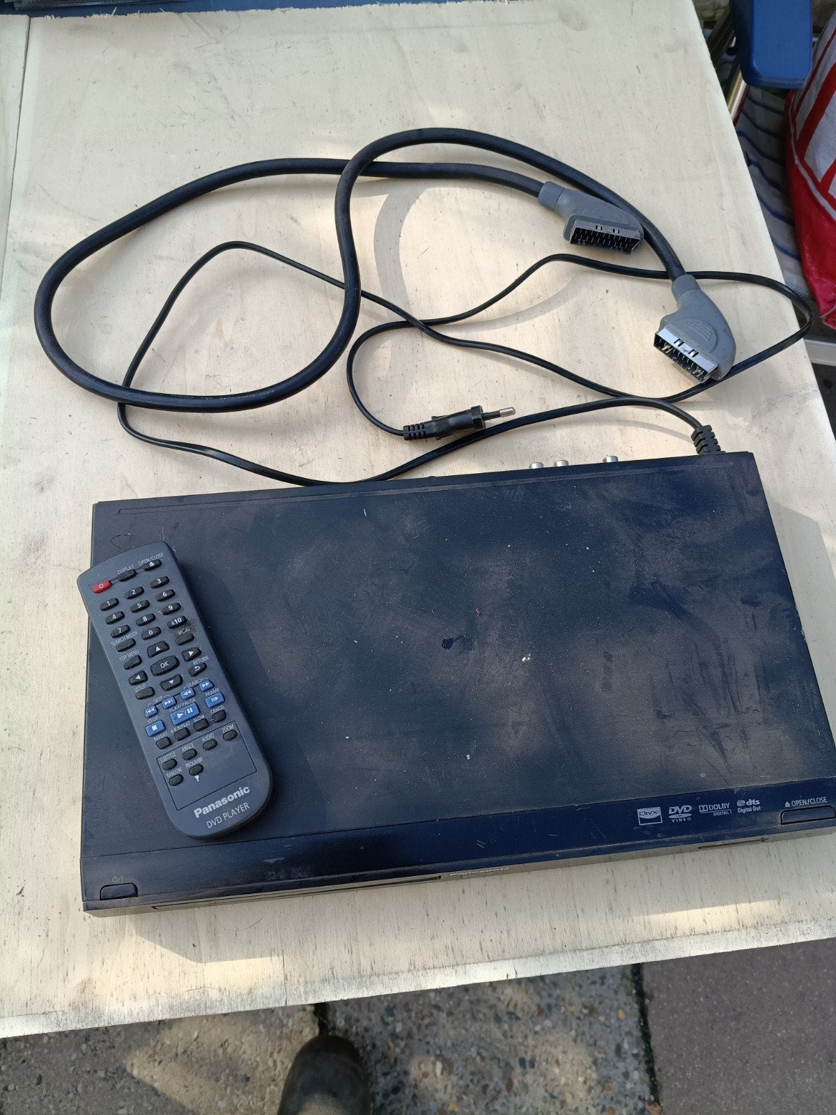 Philips Dvd-speler met afstandsbediening en kabels, Ophalen of Verzenden, Gebruikt, Dvd-speler, Philips
