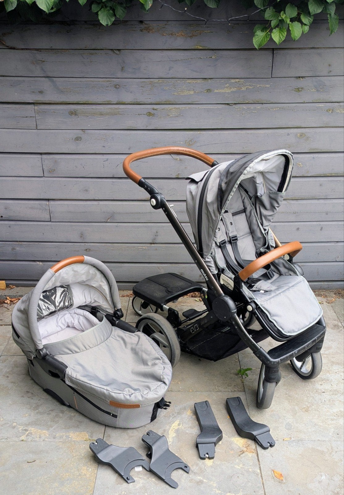 Mutsy Evo kinderwagen met reiswieg en meer, Ophalen, Gebruikt, Mutsy, Met reiswieg
