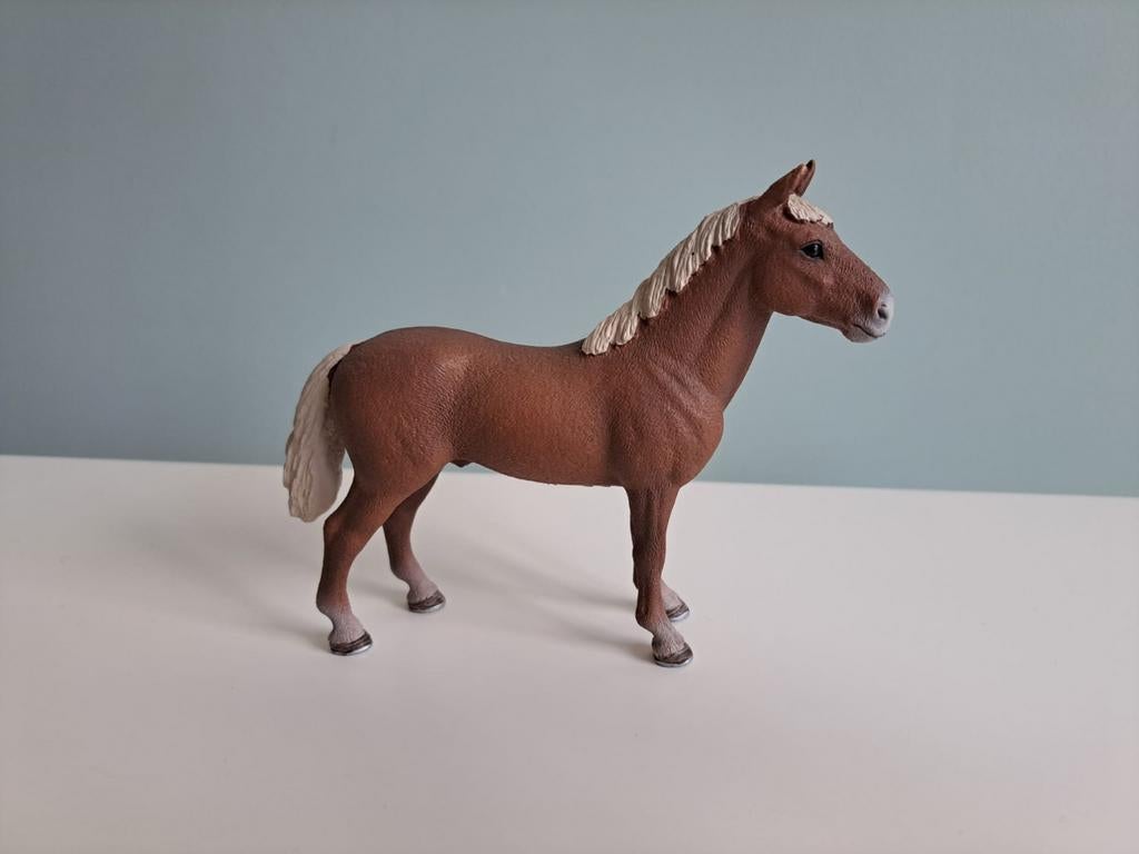 Schleich paard hengst Morgan 13869, Ophalen of Verzenden, Zo goed als nieuw, Paard, Beeldje of Figuurtje