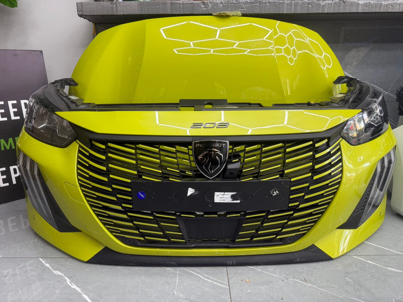 Voorkop Peugeot 208 Facelift 2024-2026 Voorbumper Motorkap, Auto-onderdelen, Ophalen, Motorkap, Peugeot, Nieuw