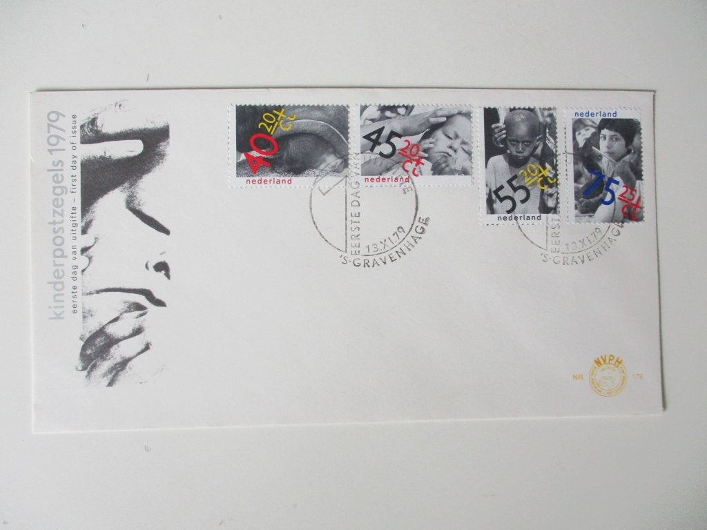 Eerste Dag Envelop Kinderpostzegels 1979, Postzegels en Munten, Brieven en Enveloppen | Nederland, Envelop, Verzenden