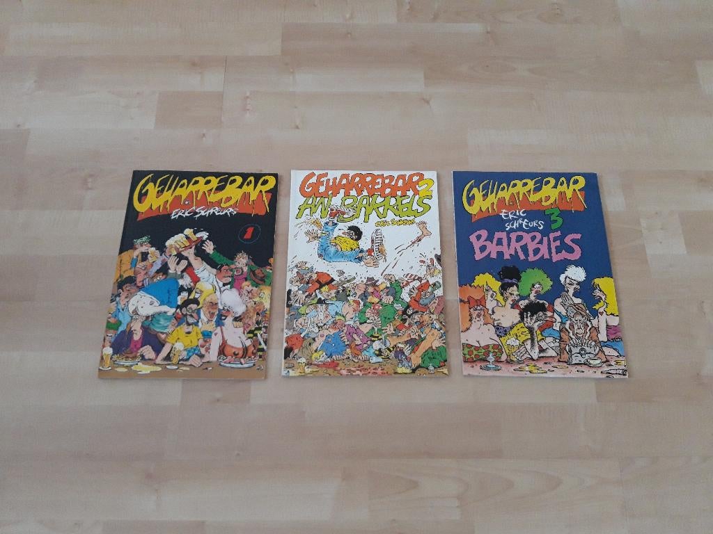 Diverse Geharrebar stripboeken, Boeken, Stripboeken, Meerdere stripboeken, Ophalen of Verzenden, Gelezen