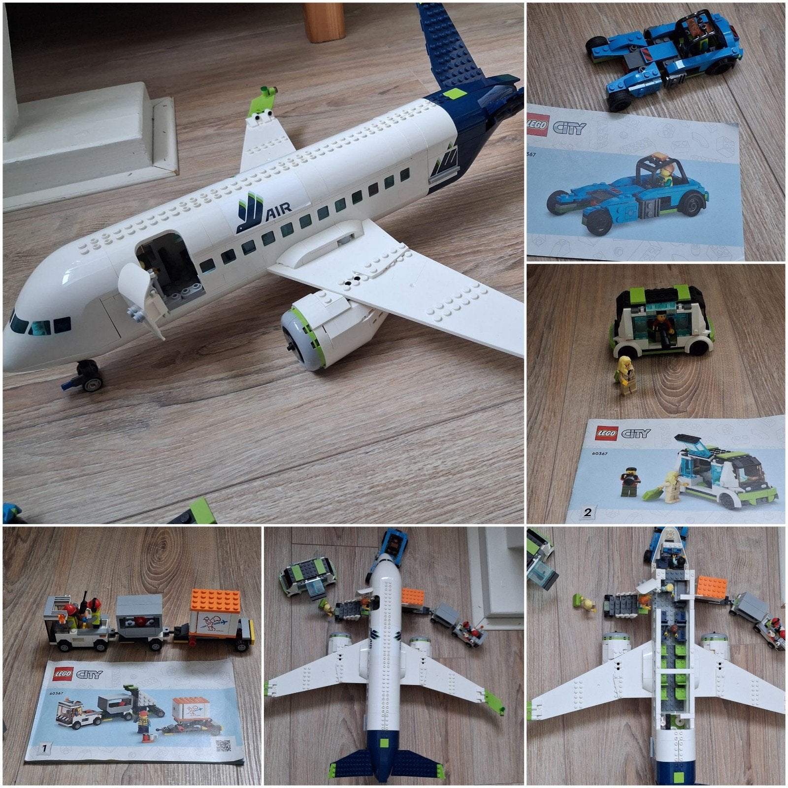 Lego City Vliegtuig - 60367, Lego, Ophalen of Verzenden, Compleet, Complete set