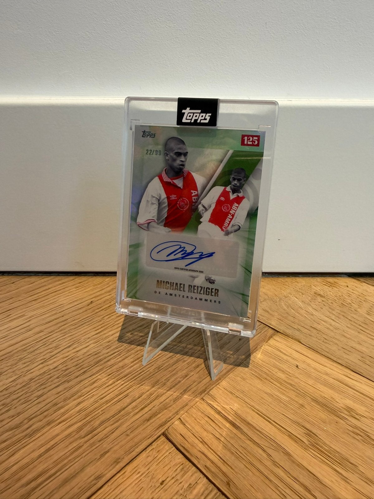 Michael Reiziger Topps Ajax 125 De Amsterdammers Auto 22/99, Ophalen of Verzenden, Nieuw, Ajax