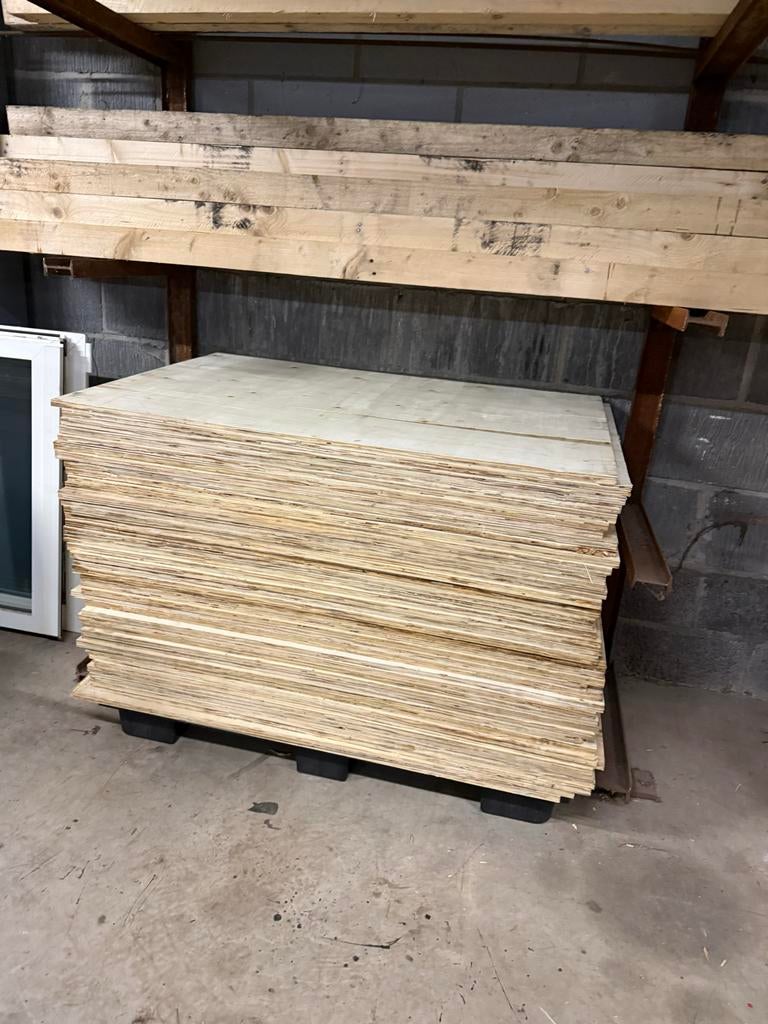 Houten platen multiplex 123x85 cm / 16 mm dik, Doe-het-zelf en Verbouw, Hout en Planken, Ophalen, Minder dan 25 mm, Nieuw, 200 tot 250 cm