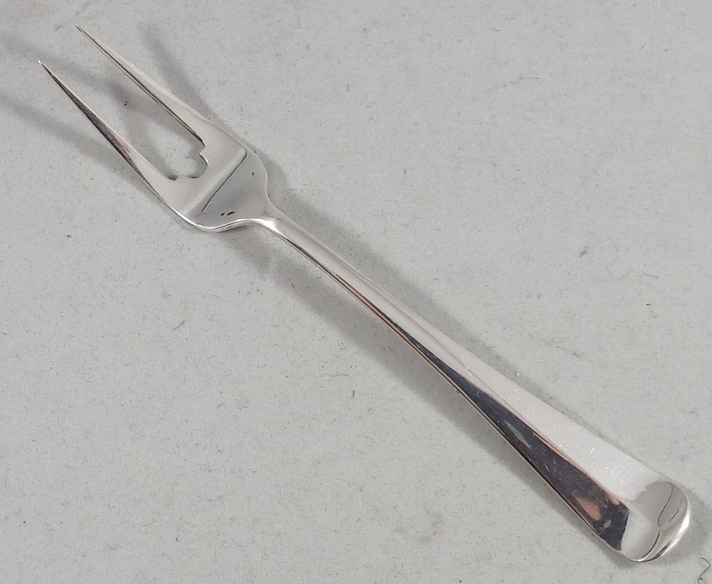 Zilveren beleg vorkje Haags Lofje antiek 835 zilver, Ophalen of Verzenden, Zilver