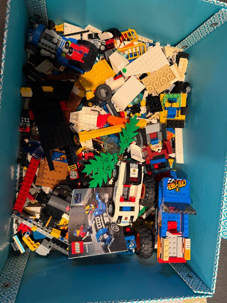 partij LEGO met grondplaten, Gebruikt, Lego, Ophalen of Verzenden, Losse stenen