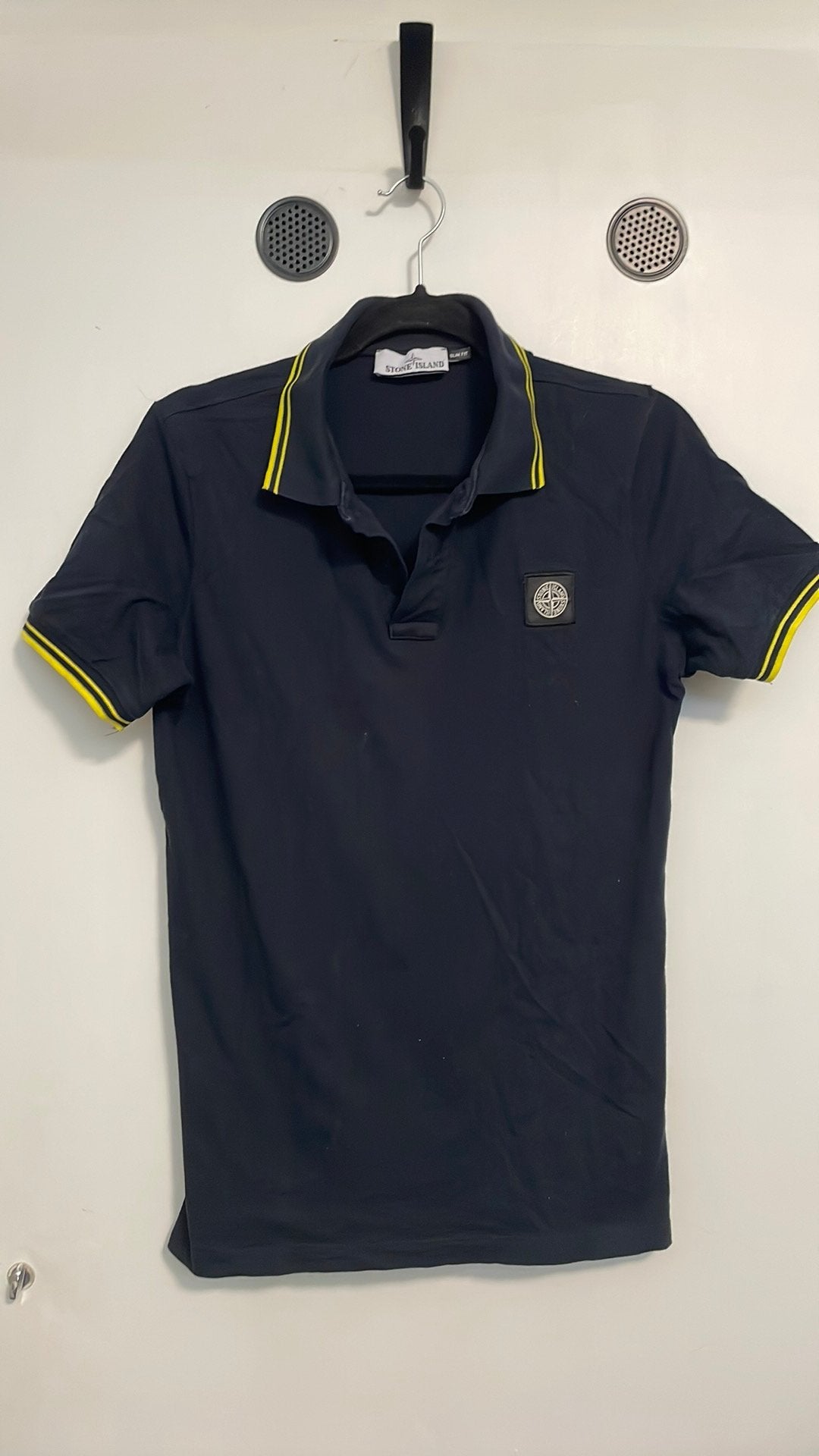 Stone Island polo S, Ophalen of Verzenden, Zo goed als nieuw, Blauw