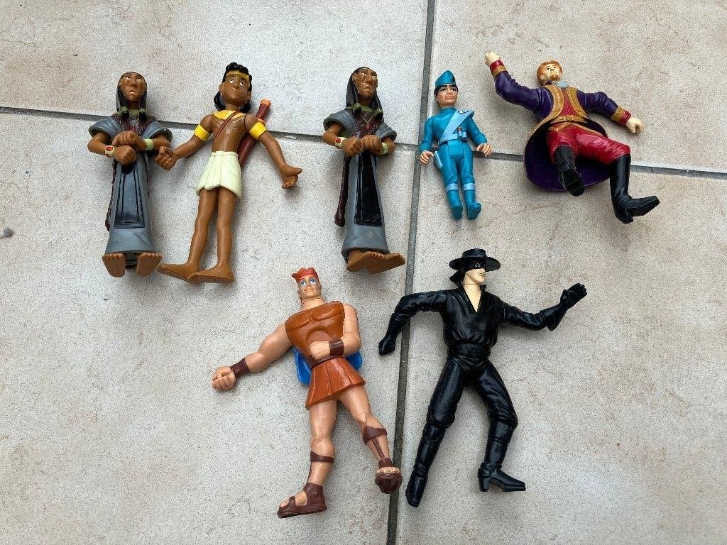 Set vintage actie figuren / disney, Ophalen of Verzenden