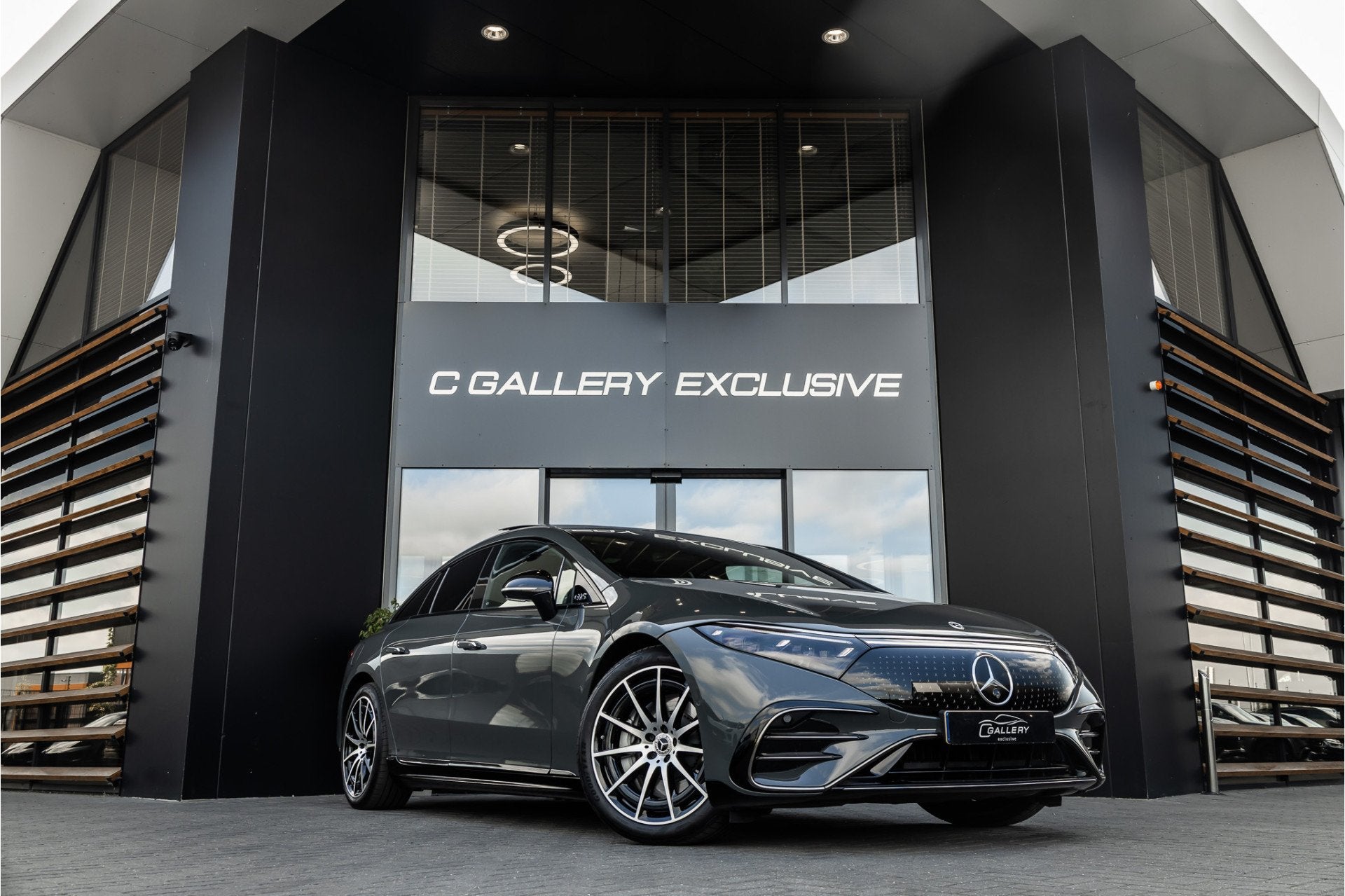 Mercedes-Benz EQS 450+ AMG Line 108 kWh - Origineel NL | Bur, Auto's, Automaat, Dealer onderhouden, Achterwielaandrijving, Gebruikt
