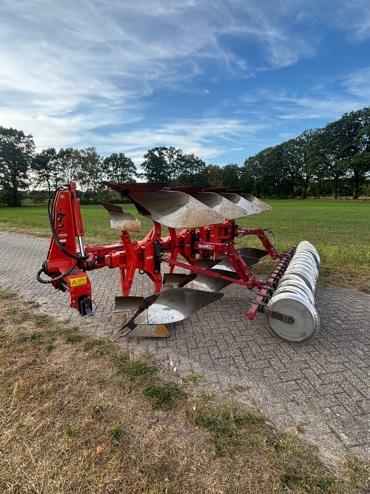 Kuhn multi master 121 4 schaar ploeg, Ophalen, Overige, Grondbewerking