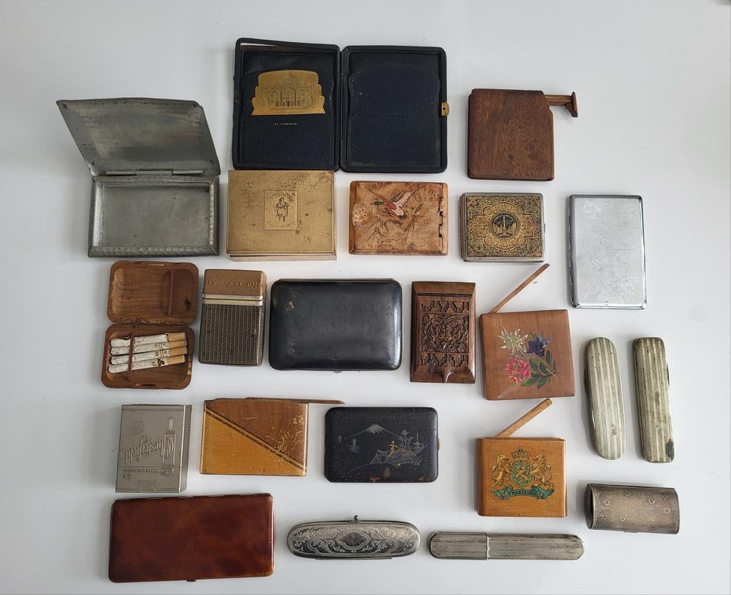 Te koop verzameling vintage rokers attributen, Ophalen of Verzenden, Gebruikt
