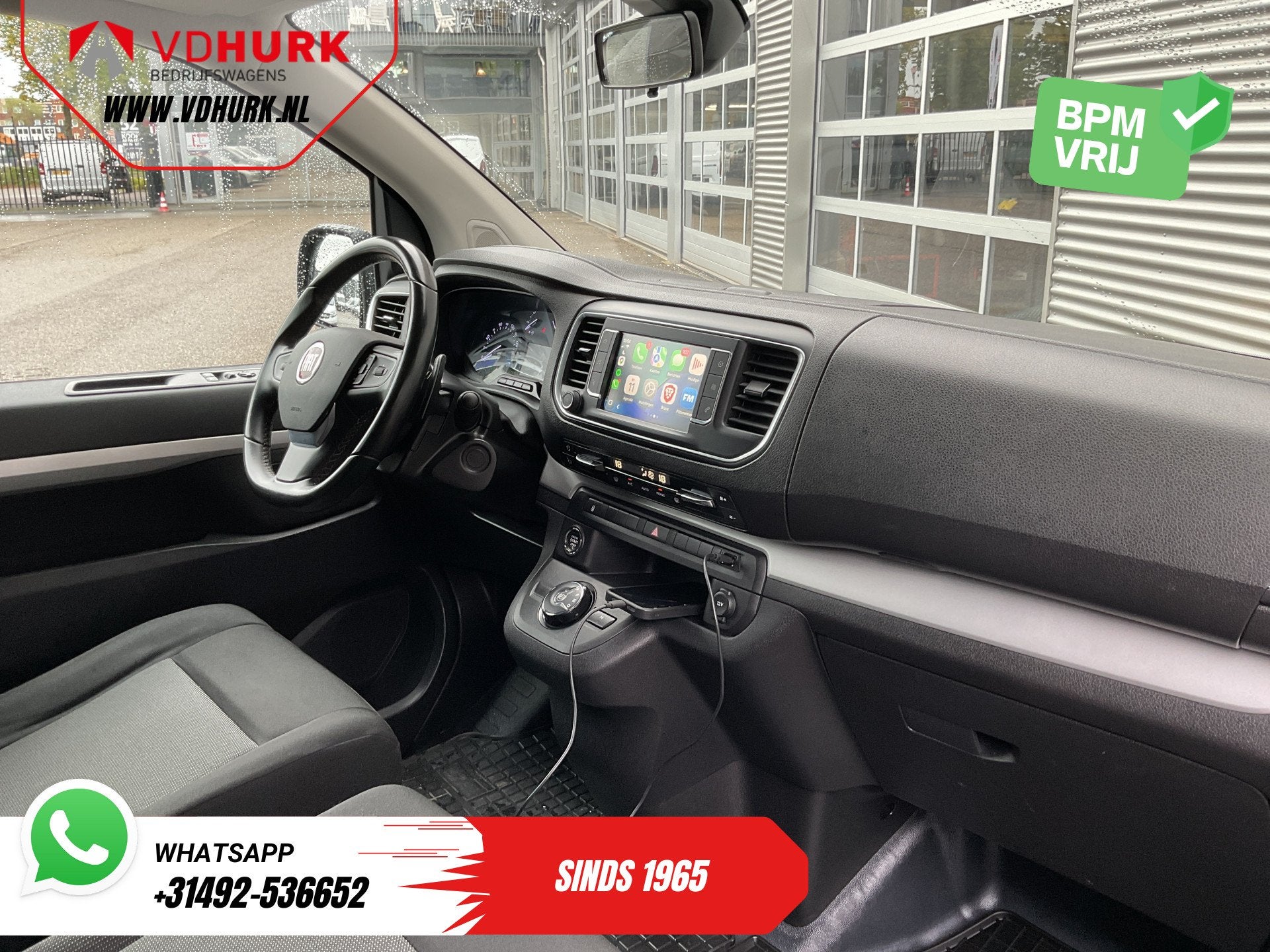 Fiat Scudo 2.0 MJ 180 pk Aut. DC Dubbel Cabine Xenon/ 2x Sch, Stof, Gebruikt, 4 cilinders, Bedrijf