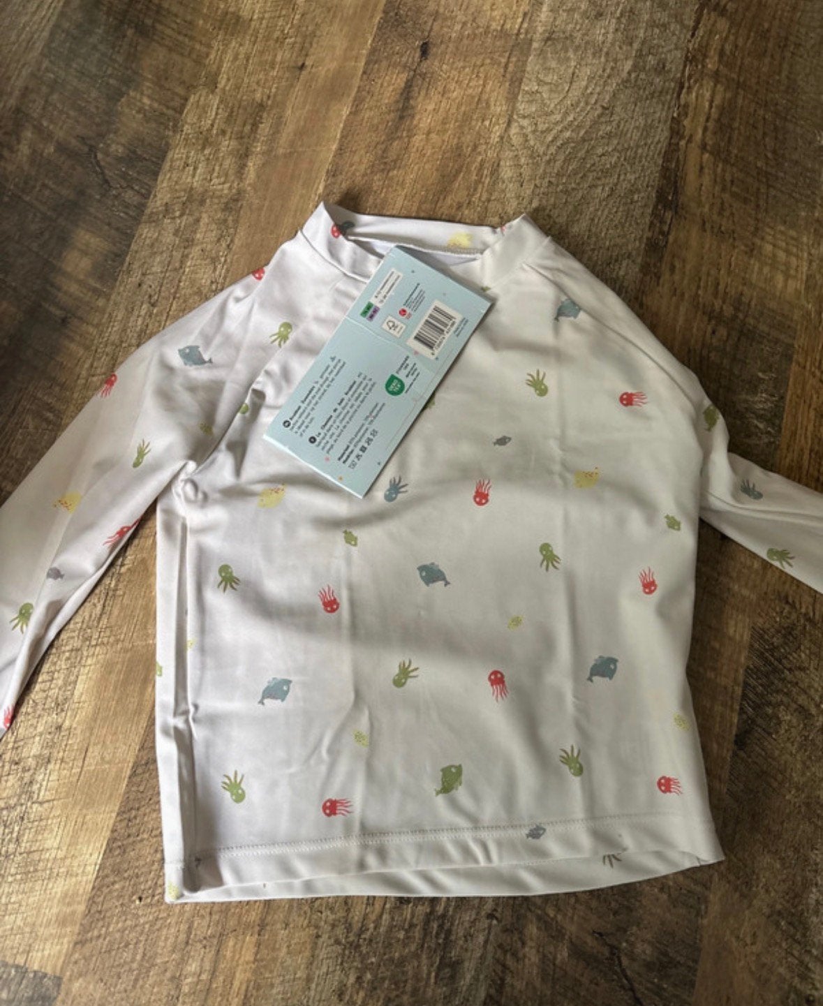 Uv shirt nieuw vissen kwallen maat 86-92, Kinderen en Baby's, Babykleding | Maat 86, Ophalen of Verzenden, Zo goed als nieuw, Meisje