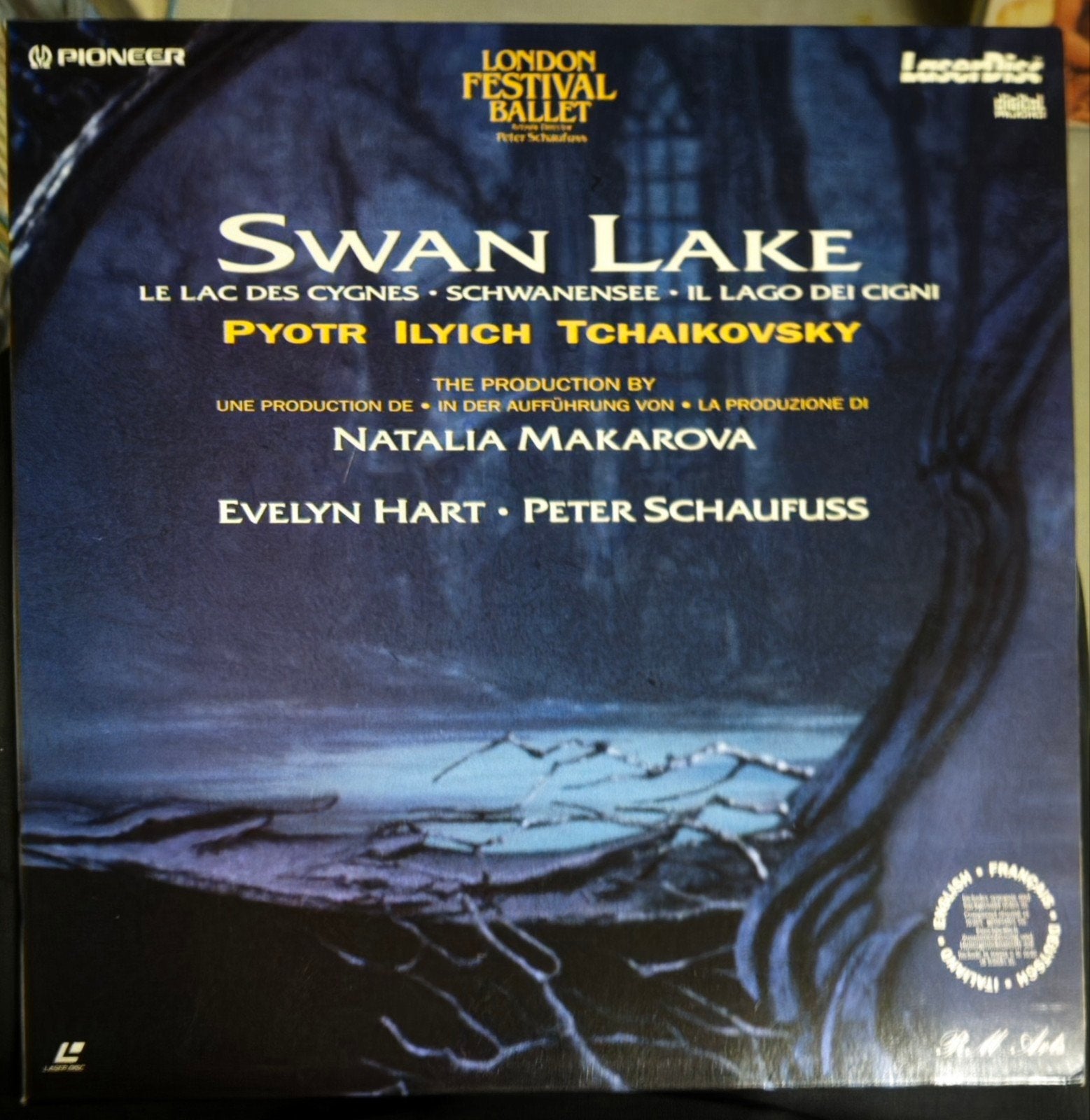 Tchaikovsky Swan Lake, klassiek ballet op Laserdisc, Gebruikt, Ophalen of Verzenden, Classicisme, Orkest of Ballet