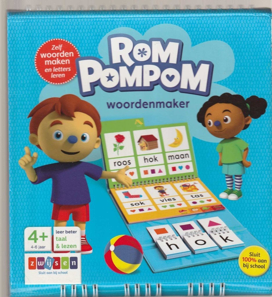 Rompompom Woordenmaker 4-6 jaar"", Boeken, Ophalen of Verzenden, Zo goed als nieuw, Fictie algemeen