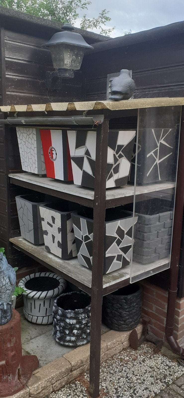 Bloempotten/bloembakken, Ophalen, Overige materialen, Vierkant, Nieuw