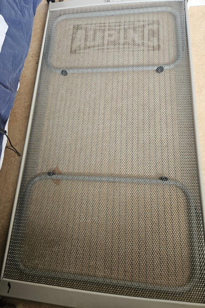 AUPING Onderschuifbed 90 x190 met spiraal en matras, Ophalen, Gebruikt, 90 cm, Eenpersoons
