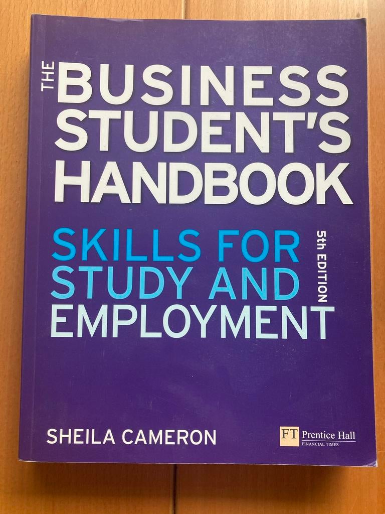 Business student handbook, Ophalen of Verzenden, Alpha, Zo goed als nieuw, HBO