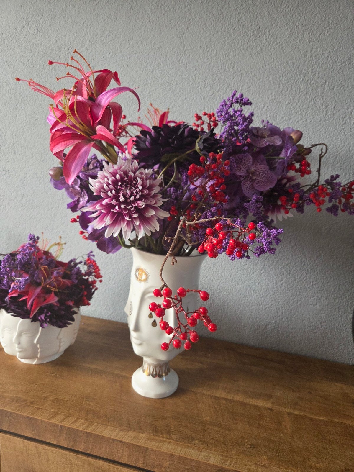 Prachtige Silk-ka zijden bloemen - Hoge kwaliteit, Huis en Inrichting, Binnen, Zijde, Ophalen of Verzenden, Zo goed als nieuw