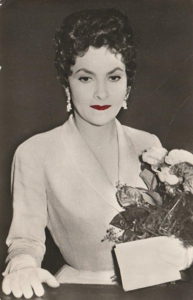 Oude Kaart Gina Lollobrigida, Verzenden, Gebruikt, Film, Foto of Kaart