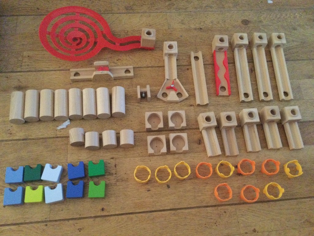 Knikkerbanen (hout), Kinderen en Baby's, Speelgoed | Educatief en Creatief, Ophalen