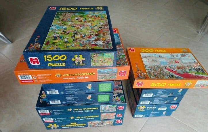 Jan van Haasteren Puzzels, Ophalen of Verzenden, 500 t/m 1500 stukjes, Zo goed als nieuw