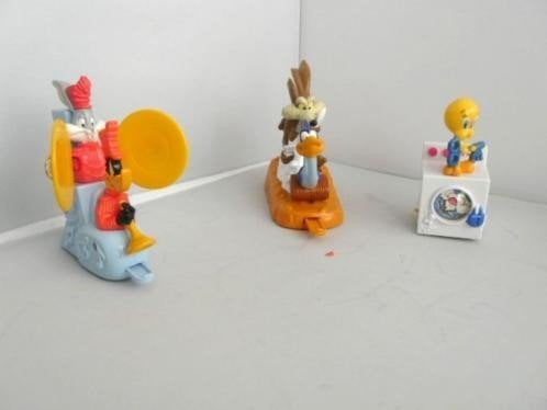 Warner Bros 1995 # 3 stuks Looney Tunes, Ophalen of Verzenden, Looney Tunes, Zo goed als nieuw, Beeldje of Figuurtje