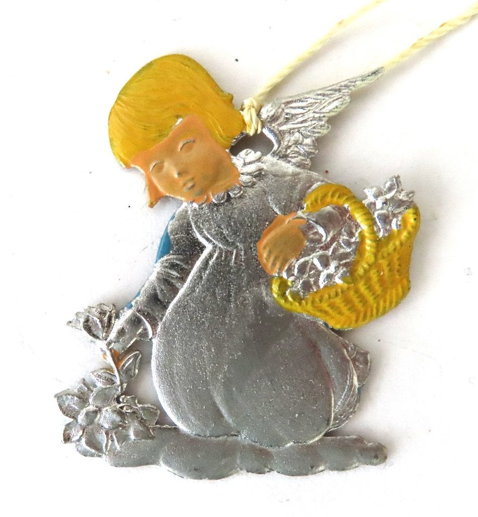 Wilhelm Schweizer Kersthanger Engel met merkkaartje, Diversen, Ophalen of Verzenden
