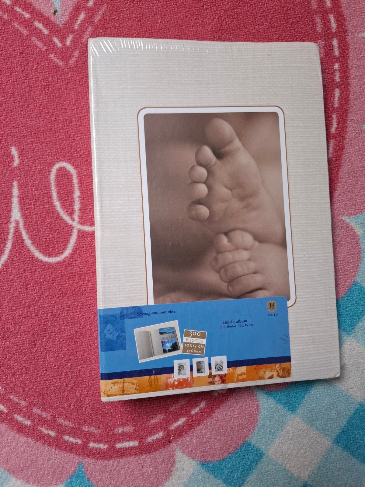 Henzo Insteekalbum voor 300 foto's - Nieuw, Henzo, Beige, Nieuw, Ophalen of Verzenden