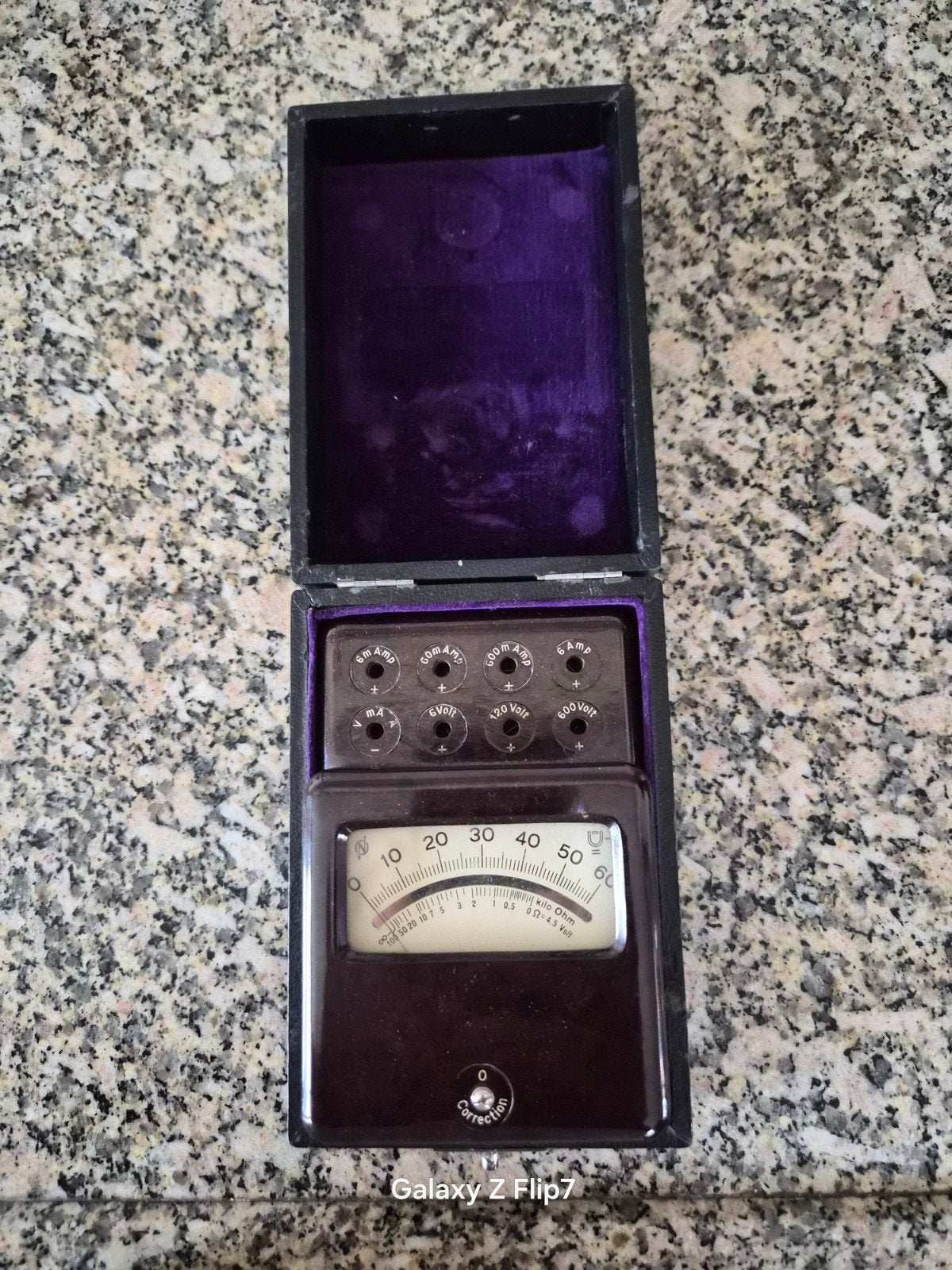 Vintage Multimeter in Leren Koffer - Antiek Meetinstrument, Ophalen