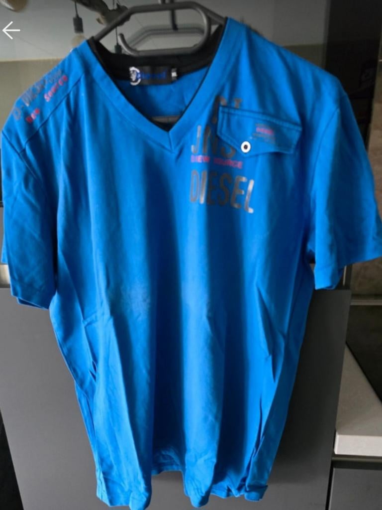 mooi in nieuwstaat ongedragen blauw  Diesel shirt maat XL, Kleding | Heren, T-shirts, Diesel, Blauw, Ophalen of Verzenden, Maat 56/58 (XL)