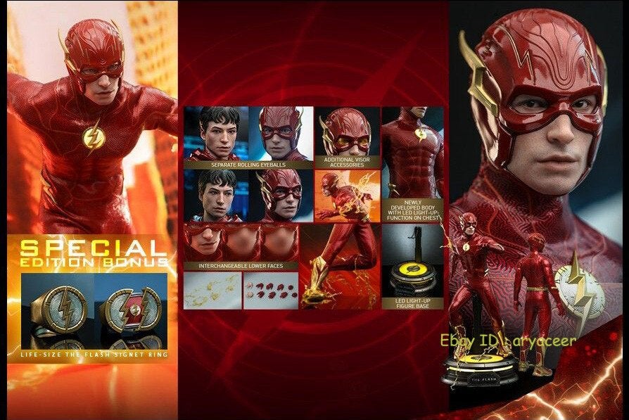 Hot toys Flash, Verzamelen, Film en Tv, Ophalen, Nieuw, Actiefiguur of Pop