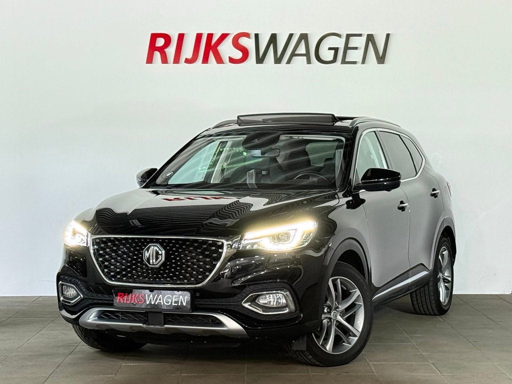 MG EHS 1.5 TGDI Luxury Pano/ACC/360/Sfeer, Auto's, MG, Gebruikt, Zwart, 4 cilinders, Zwart