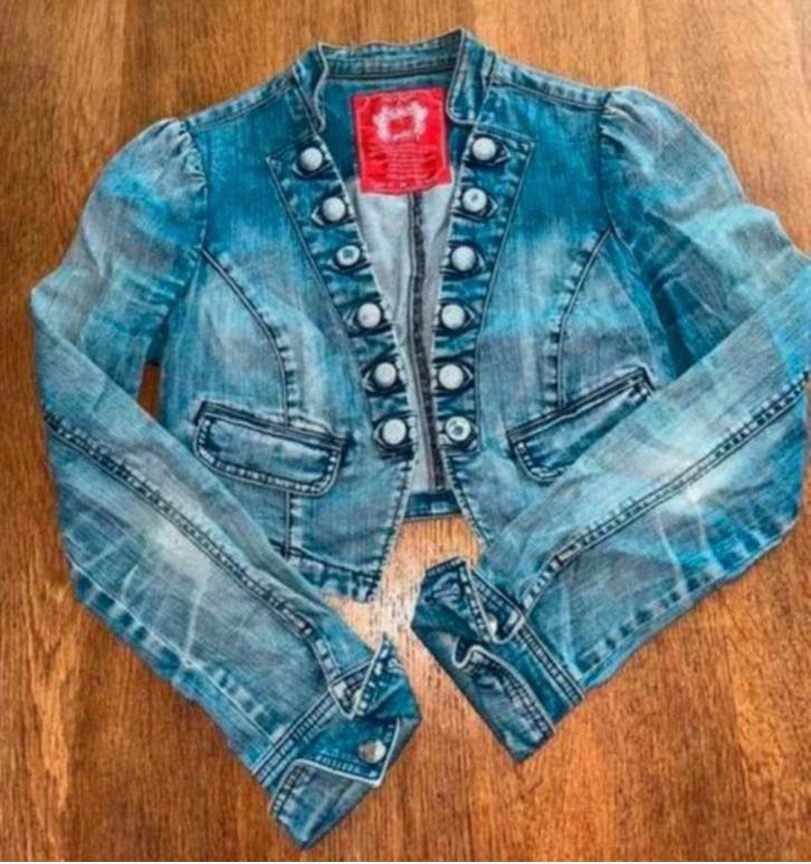 EDC Esprit spijkerjasje maat M Esprit jas dames, Ophalen of Verzenden, Zo goed als nieuw, Maat 38/40 (M), Blauw