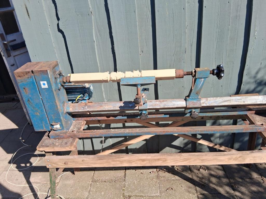 Draaibank hout, Ophalen, Gebruikt