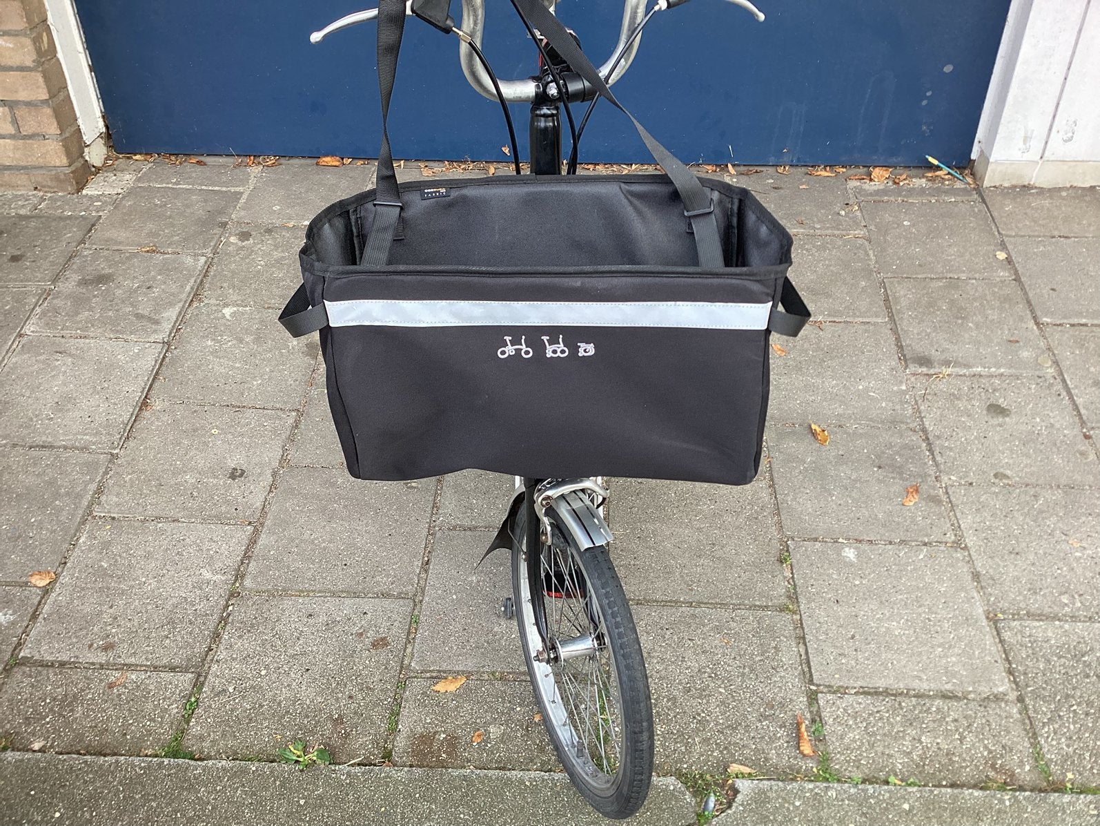 Brompton fietstas org met schouderband en regenhoes  nieuw, Ophalen of Verzenden, Nieuw, Goederen, Overige merken