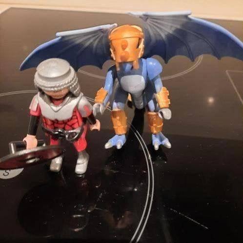Playmobil draak en ridder, Kinderen en Baby's, Speelgoed | Playmobil, Verzenden, Zo goed als nieuw