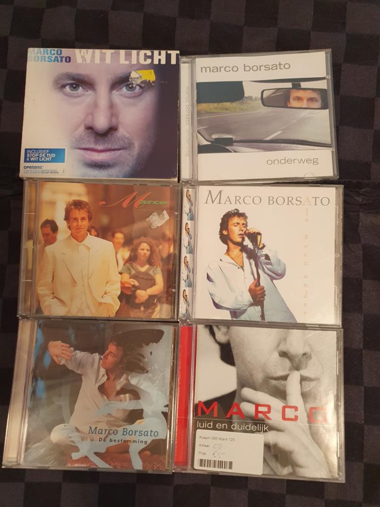 Marco borsato 11 cd's voor 9 euro partij collectie cd, Verzenden, Gebruikt, Pop