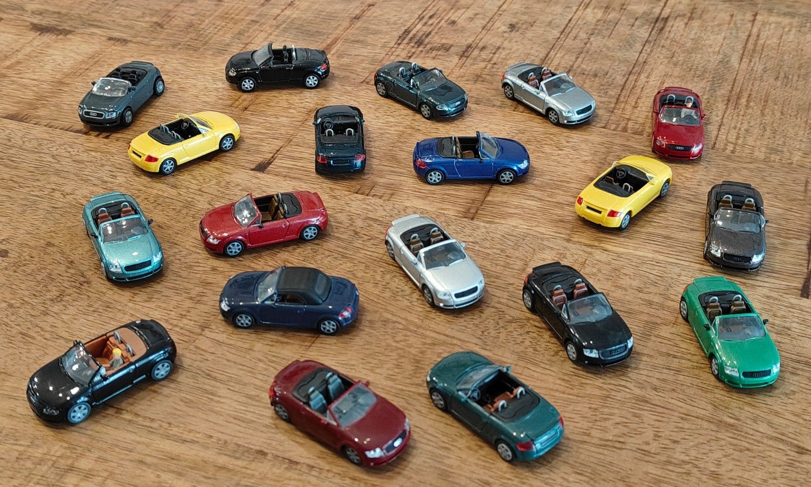 Audi TT Roadster MK1 1:87 (H0) oa Rietze en Wiking 19 stuks, Ophalen of Verzenden, Zo goed als nieuw, Auto, Rietze