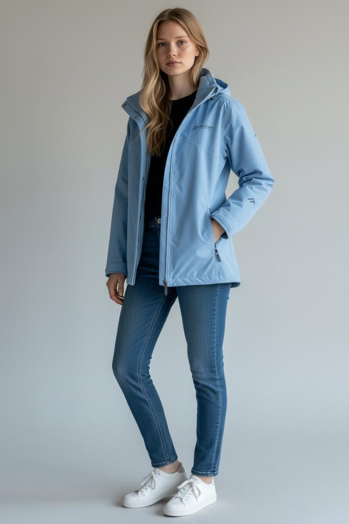 Outdoor Jack Wind Waterdicht Dames Wandeljas Trekking Jas, Maat 42/44 (L), Nieuw, Ophalen of Verzenden, Maier Sports