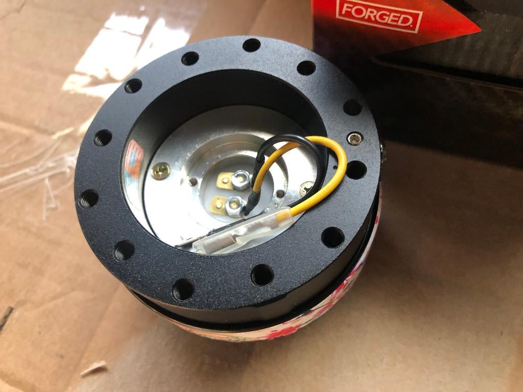 NRG Gen 2.0 Quick release hub zwart sakura stuurnaaf snapoff, Auto diversen, Tuning en Styling, Ophalen of Verzenden