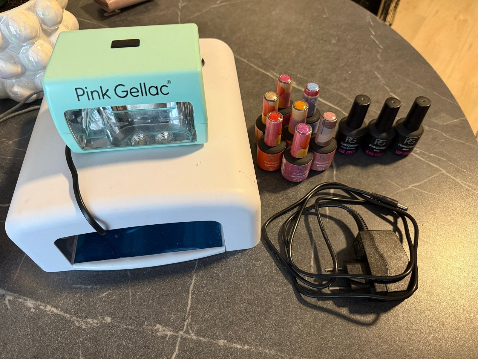 Pink Gellac set met lampen en diverse kleuren, Ophalen, Zo goed als nieuw, Overige typen