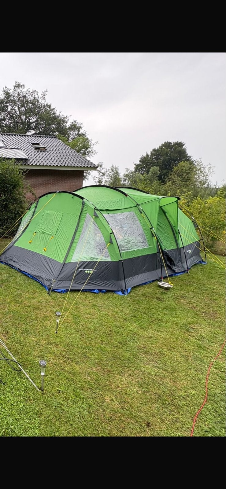 Yellowstone Lunar 4 Tent - Ruime 4-persoons tunneltent, Ophalen of Verzenden, Zo goed als nieuw, Tot en met 4