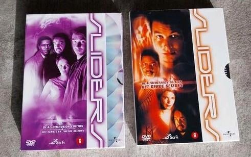 Sliders Seizoen 1 t/m 3 DVD Boxset - Sci-Fi Avontuur, Boxset, Ophalen of Verzenden, Zo goed als nieuw, Vanaf 6 jaar