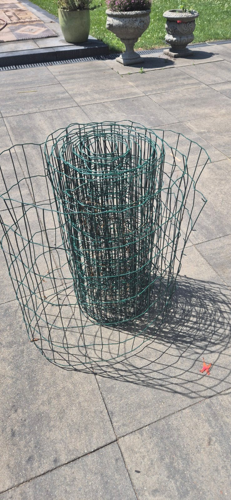 Groen Gaashekwerk Rol - Gebruikt, Ophalen of Verzenden, Gebruikt, IJzer, Gaashekwerk