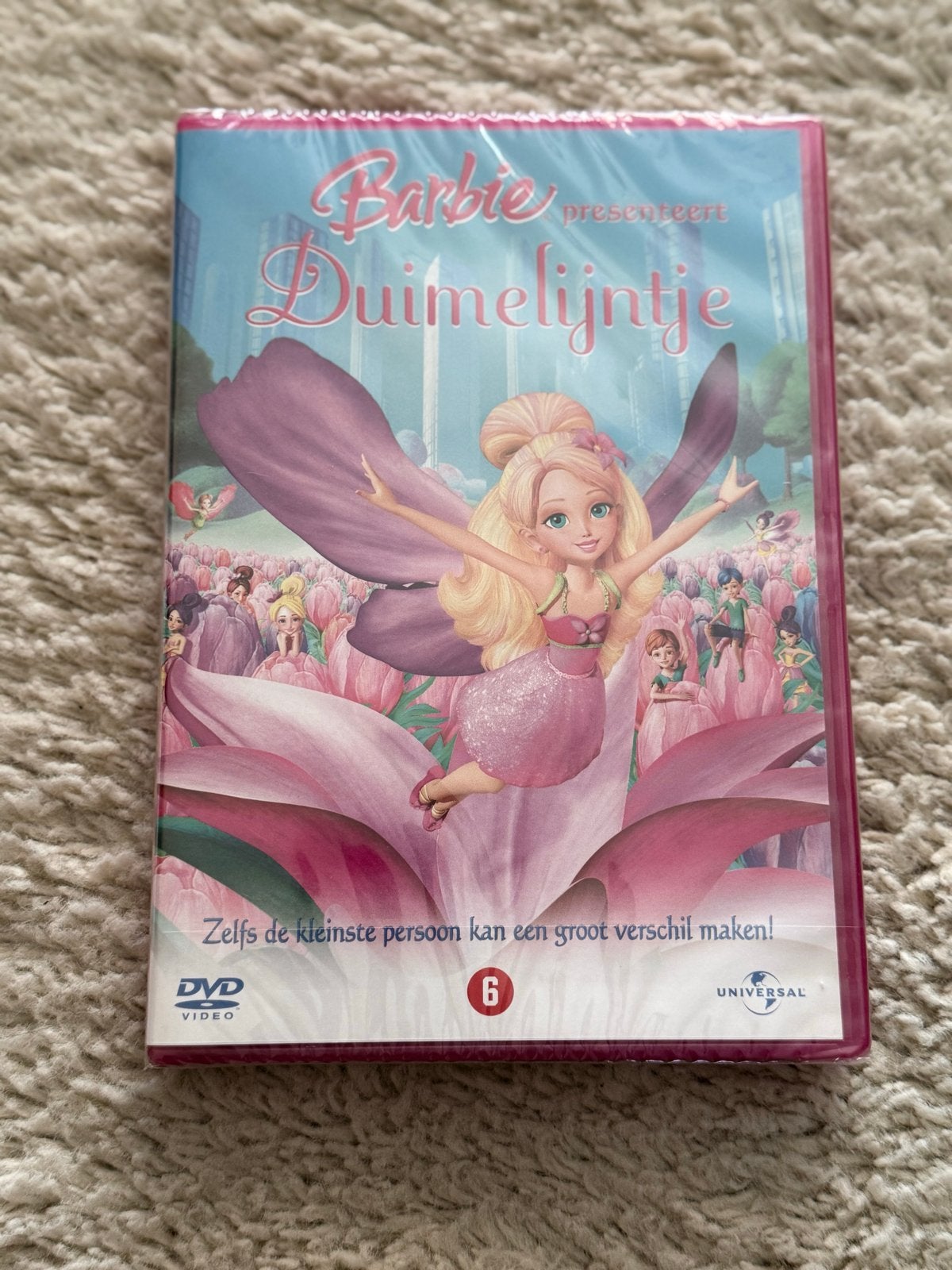 Barbie presenteert Duimelijntje DVD - Nieuw in verpakking, Cd's en Dvd's, Animatie, Alle leeftijden, Nederlands, Nieuw in verpakking