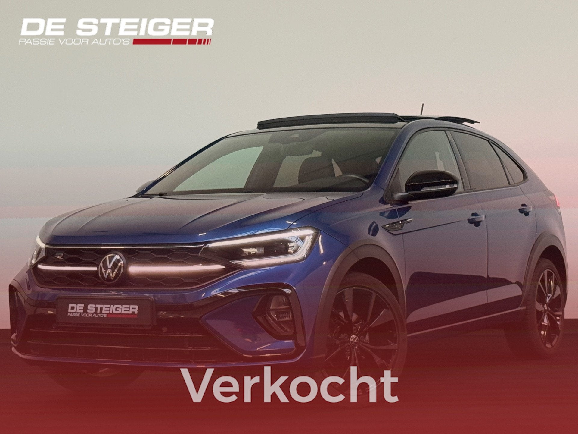 Volkswagen Taigo 1.0 TSI 3 x R-Line Blackpack Pano Keyless C, Auto's, Dealer onderhouden, Stof, Gebruikt, Zwart