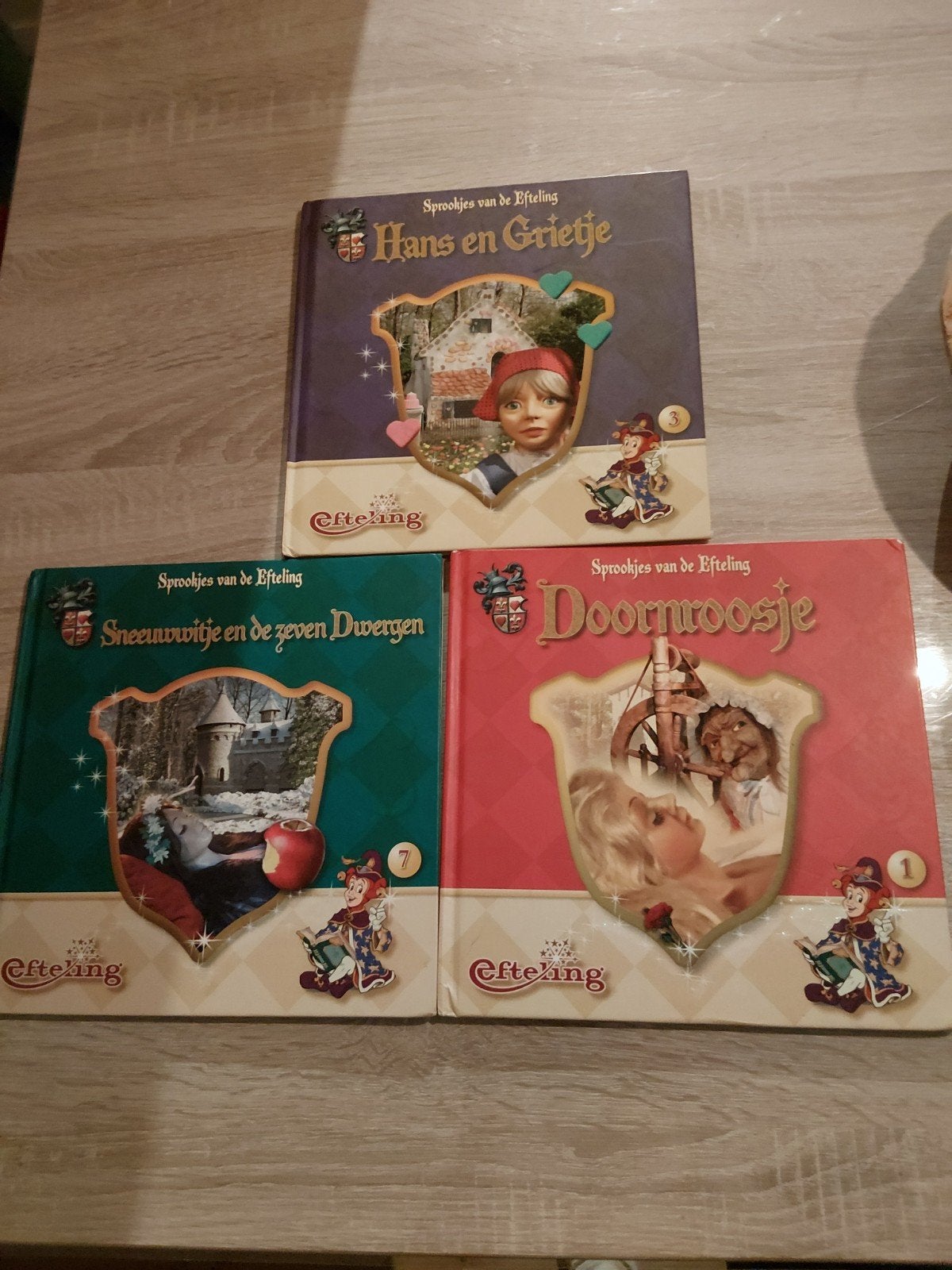 Efteling Sprookjesboeken 3 stuks, Ophalen of Verzenden, Beeldje of Poppetje